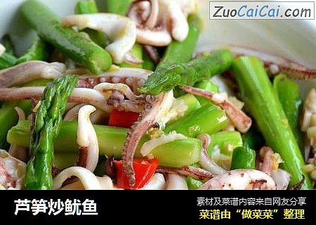 芦笋炒鱿鱼