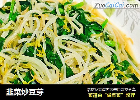 韭菜炒豆芽