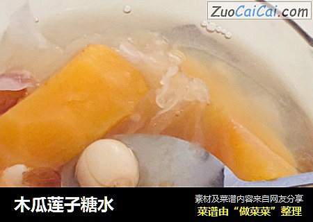 木瓜莲子糖水