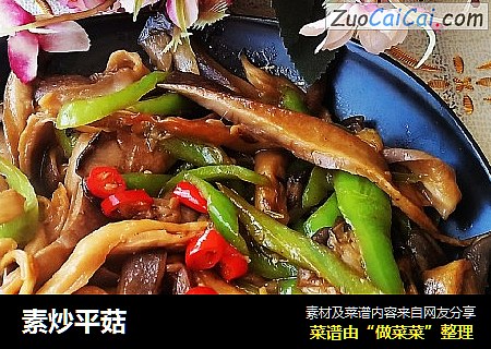 素炒平菇