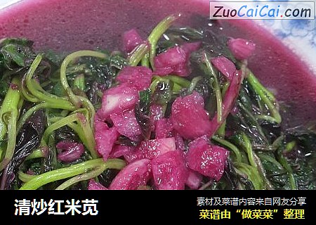 清炒红米苋