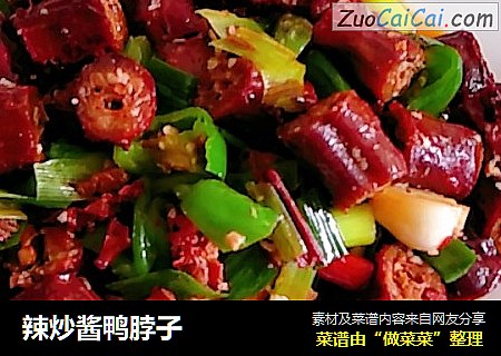 辣炒酱鸭脖子