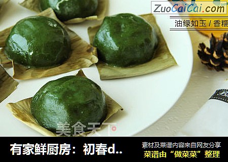 有家鲜厨房：初春de味道—艾草青团