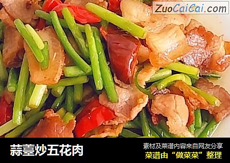 蒜薹炒五花肉