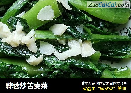 蒜蓉炒苦麦菜