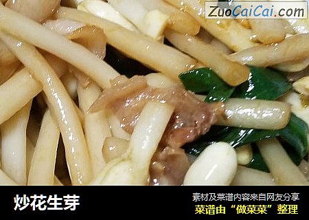 炒花生芽