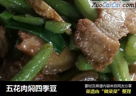 五花肉焖四季豆
