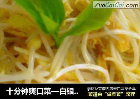 十分钟爽口菜—白银金丝