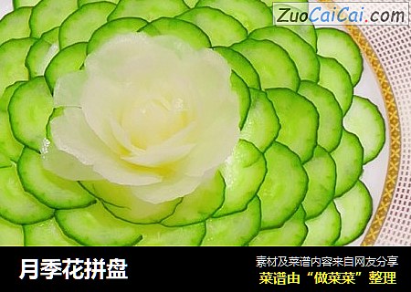 月季花拼盘