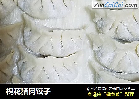 槐花猪肉饺子