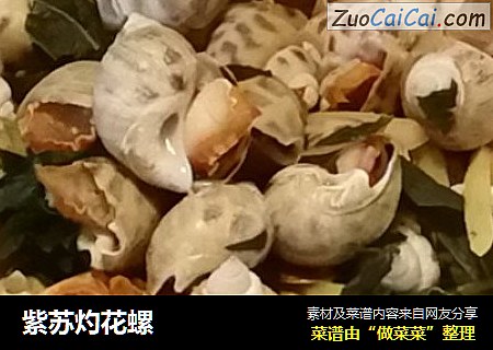 紫苏灼花螺