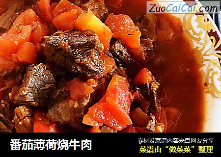 番茄薄荷烧牛肉