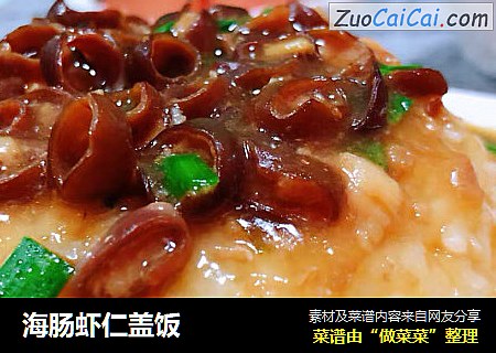 海肠虾仁盖饭