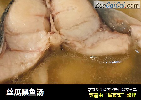 丝瓜黑鱼汤