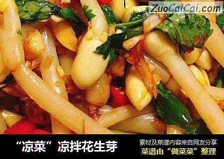“凉菜”凉拌花生芽