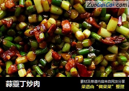 蒜薹丁炒肉