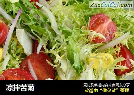 凉拌苦菊