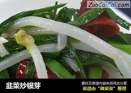 韭菜炒银芽