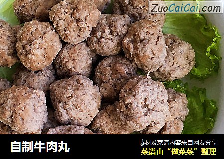 自制牛肉丸