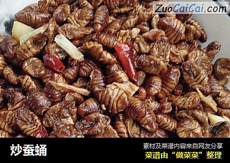 炒蚕蛹