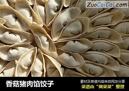 香菇猪肉馅饺子