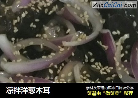 凉拌洋葱木耳