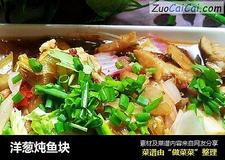 洋葱炖鱼块