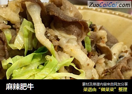 麻辣肥牛