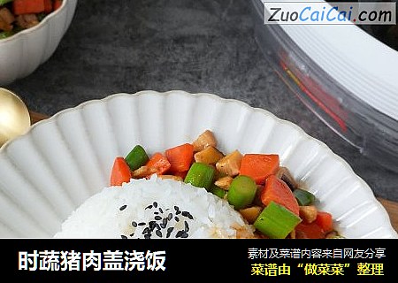 时蔬猪肉盖浇饭