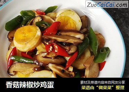 香菇辣椒炒鸡蛋