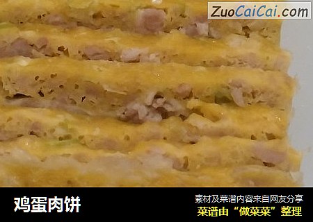鸡蛋肉饼