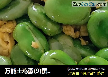 万能土鸡蛋(9)蚕豆炒蛋