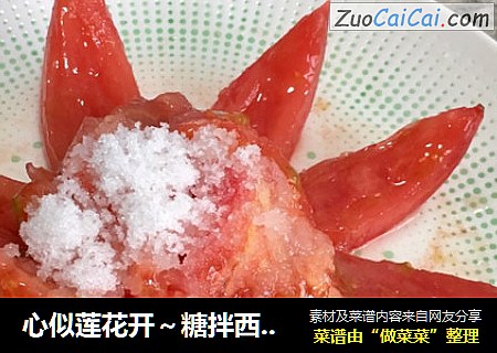 心似莲花开~糖拌西红柿