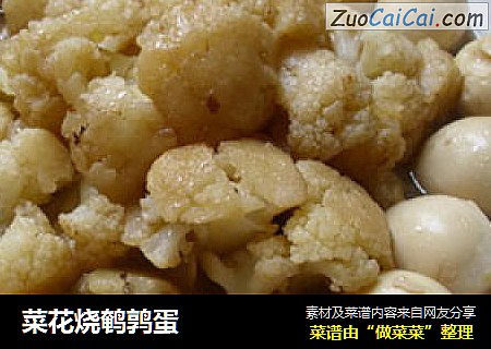 菜花烧鹌鹑蛋