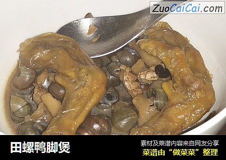 田螺鸭脚煲