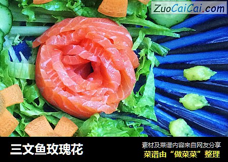 三文鱼玫瑰花