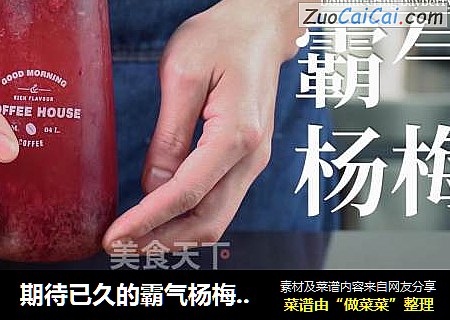 期待已久的霸气杨梅技术配方来了~