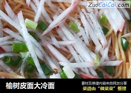 榆树皮面大冷面
