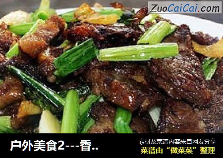 户外美食2---香芹炒牛肉