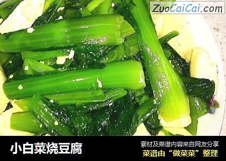 小白菜烧豆腐