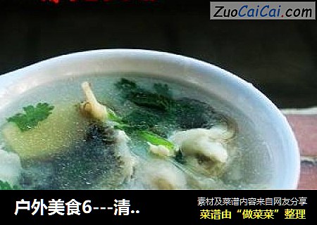 户外美食6---清炖鱼汤