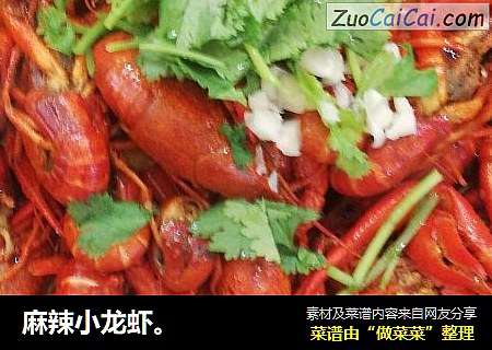 麻辣小龙虾。