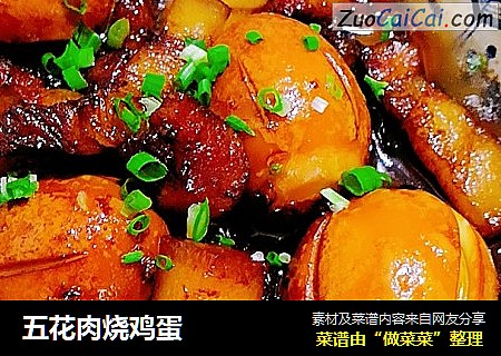 五花肉烧鸡蛋