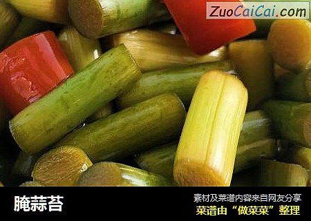 腌蒜苔