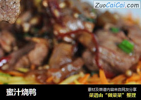 蜜汁烧鸭