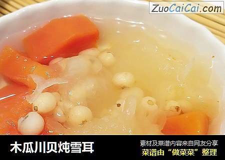 木瓜川贝炖雪耳