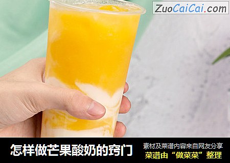 怎样做芒果酸奶的窍门