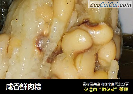 咸香鲜肉粽