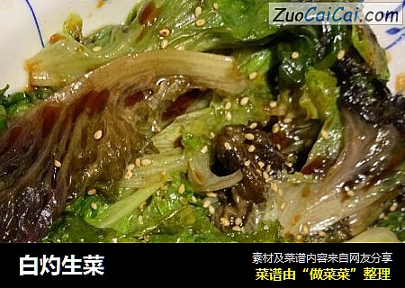 白灼生菜