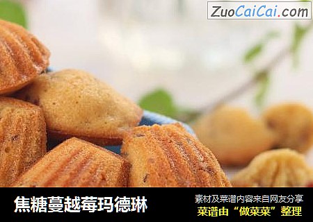 焦糖蔓越莓玛德琳